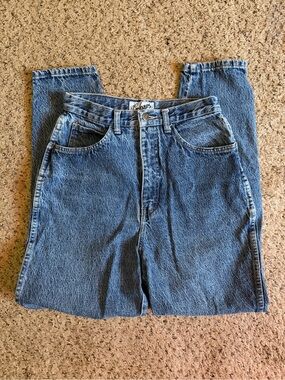 Vintage 90’s No Excuses blue high waisted straight leg jeans